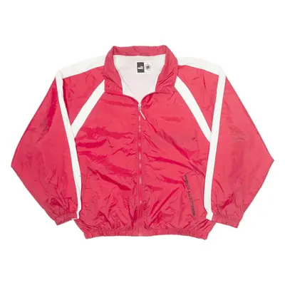 PUMA NHL Detroit Red Wings Signed Coach Jacket Red Nylon 90s Mens L