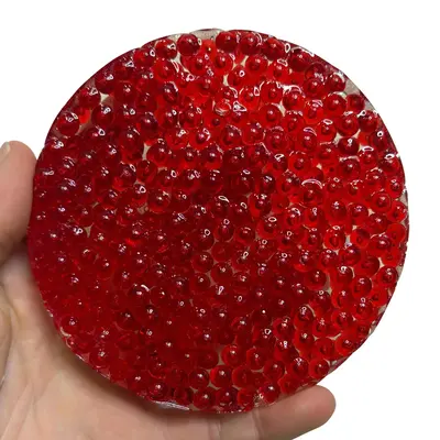 Reuseable Picky Pad with Over 300 Reusable Red Beads, Biodegradable, Fidget Toy for Stress Relief, Fine Motor Skills & Anxiet...