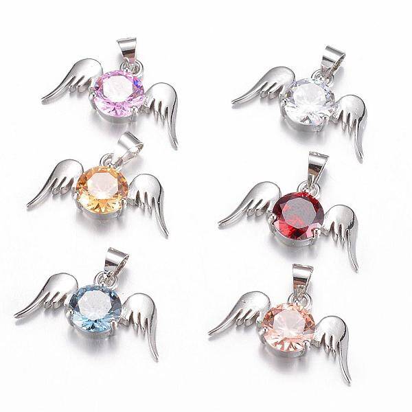 Brass Cubic Zirconia Pendant
