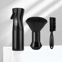 Hair Styling Tool Set, 1 Count Hair Spray Bottle & 1 Count Hair Brush & 1 Count Neck Duster, Professional Heatless Styling To...