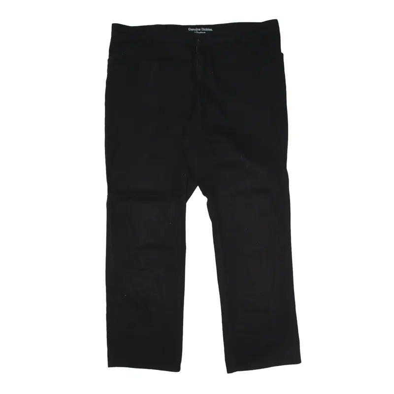DICKIES Workwear Trousers Black Relaxed Tapered Womens W40 L30