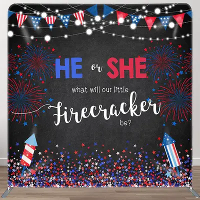 Aperturee Sparkles Theme Fabric Backdrop Cover for Baby Shower - Aperturee