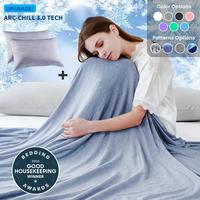 Elegear Cooling Blanket for sprig Hot Sleepers,  Arc-Chill Fabric, Absorbs Body Heat, Upgraded viral cooling blanket, Pattern...
