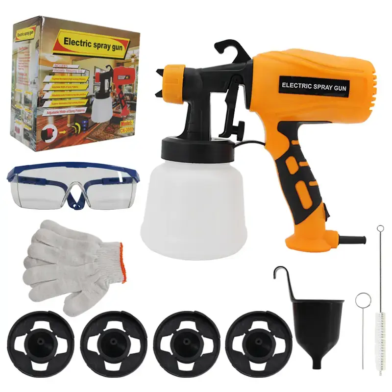 Electric Sprayer, Portable Electric Spray Gun with4 Nozzles &1000ML Container, High-PressureDisinfection Spray Gun, Paint Spr...
