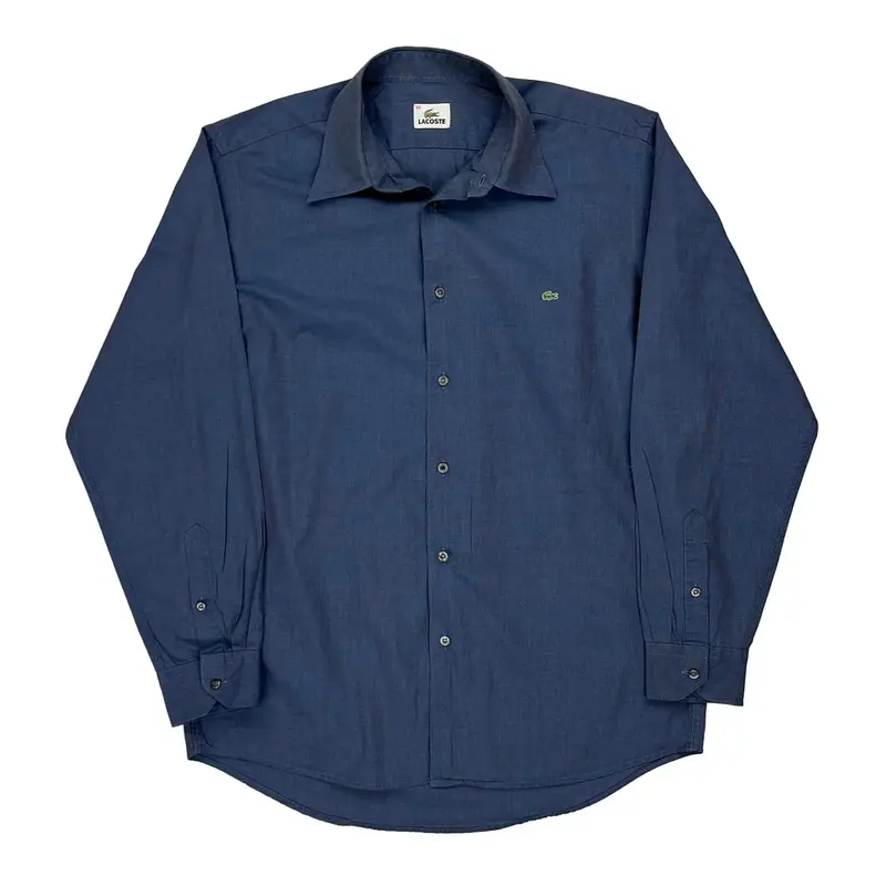 Lacoste Shirt - Medium Blue Cotton