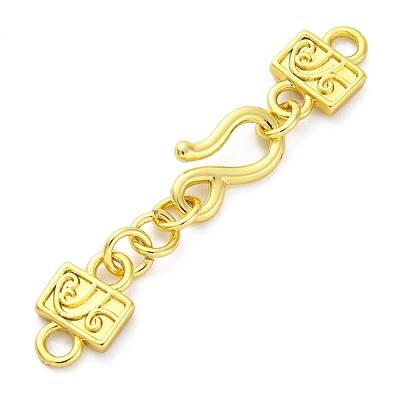 Brass Hook and S-Hook Clasps