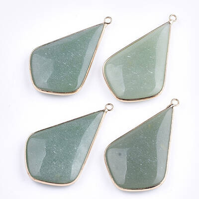 Natural Green Aventurine Big Pendants