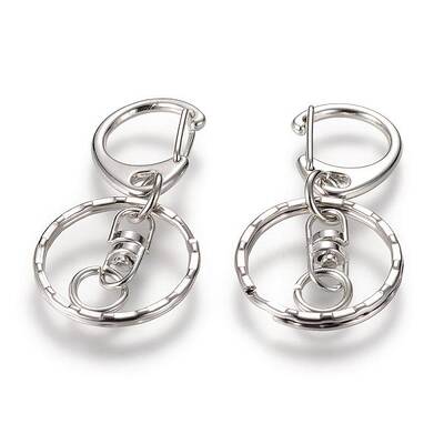 Alloy Keychain Clasp Findings