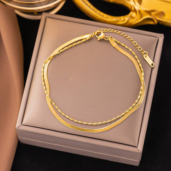 304 Stainless Steel Snake Chain Braclets