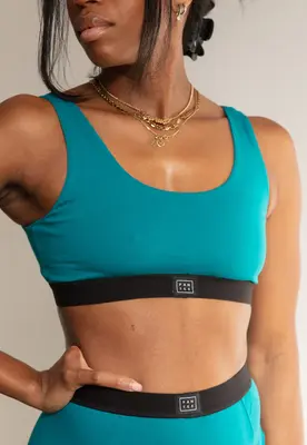 The Crop, Ocean Blue | Size: XXL