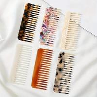 Acetate Hair Comb, 1 Count Portable Hair Styling Comb, Hairdressing Comb, Professional Hair Styling Tool for Women & Men, Cur...