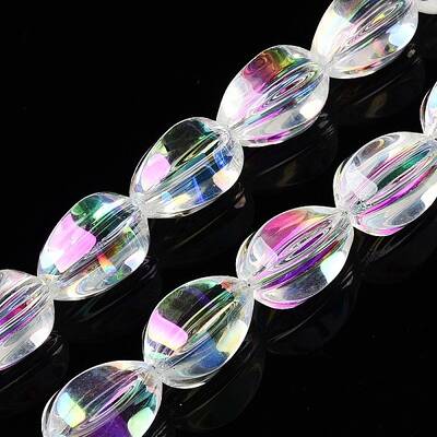 Electroplate Glass Beads Strands