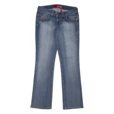 GUESS Daredevil Womens Jeans Blue Regular Bootcut Stone Wash W27 L29
