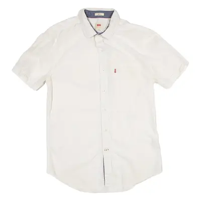 LEVI'S Slim Fit Mens Plain Shirt White M