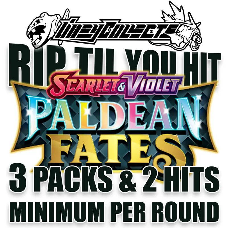 RIP TIL YOU HIT! PALDEAN FATES BOOSTER PACKS - 3 Packs Min! Pull a Baby Shiny/ EX or Better!