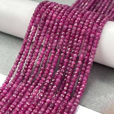 Natural Ruby Beads Strands