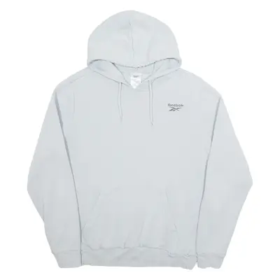 REEBOK Mens Grey Hoodie M