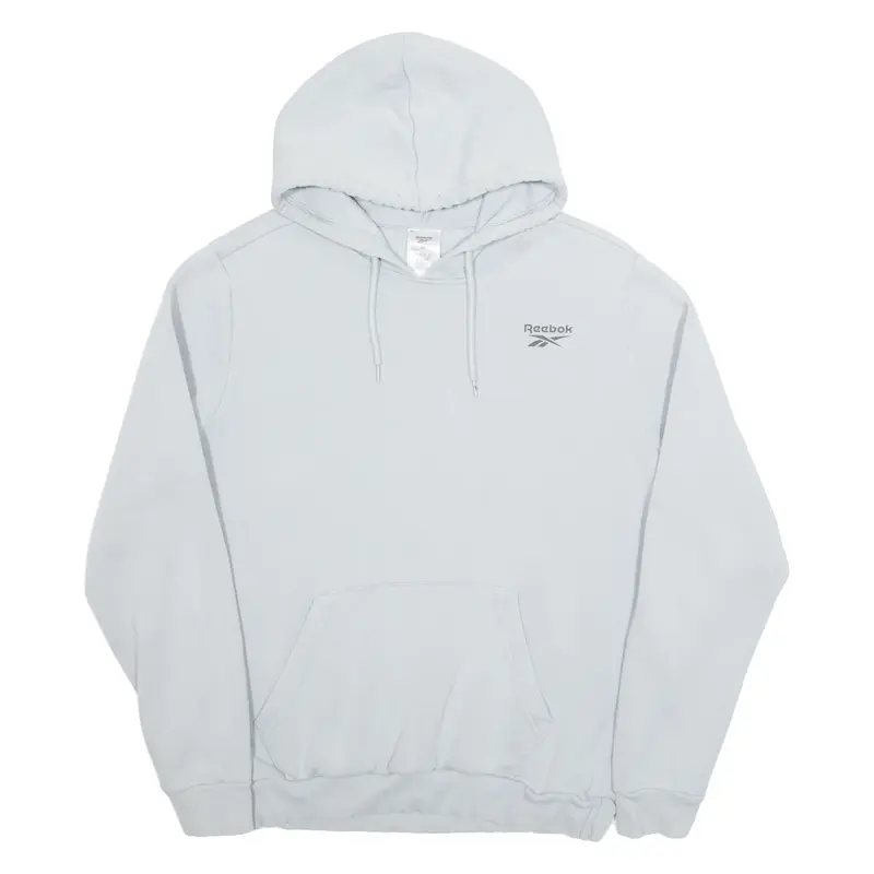 REEBOK Mens Grey Hoodie M