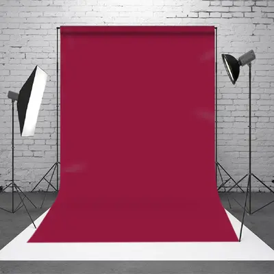 Aperturee Dark Red Solid Color Portrait Photography Backdrop, 2X3FT(0.6MX1M), 14 USD, CYSD6I49-M, solid backdrops