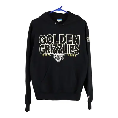 Golden Grizzlies Champion Hoodie - Small Black Cotton Blend