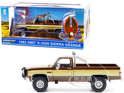 1982 GMC K-2500 Sierra Grande Pickup Truck Brown with Gold Sides \