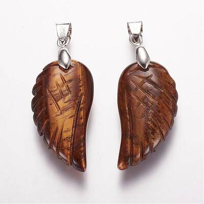 Natural Tiger Eye Pendants
