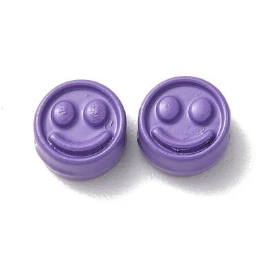 Spray Painted Alloy Beads