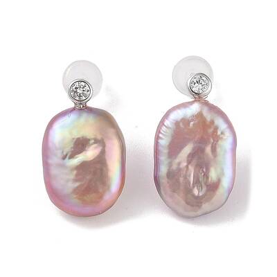 Anti-Tarnish Sterling Silver Stud Earrings