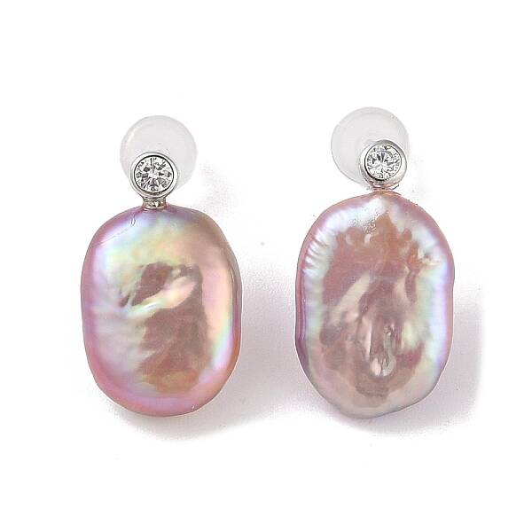 Anti-Tarnish Sterling Silver Stud Earrings
