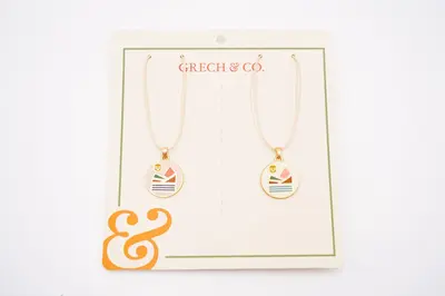 Kid's friendship necklace - Landscape