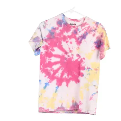 Gildan Tie-Dye T-Shirt - Small Multicoloured Cotton