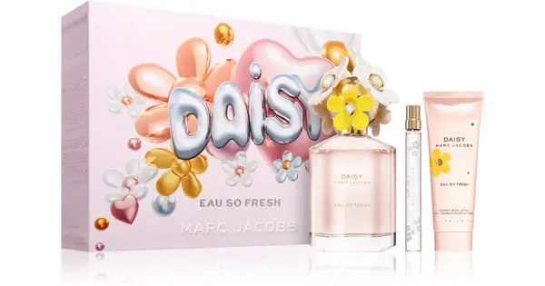Marc Jacobs Daisy Eau So Fresh women's gift set with body cream