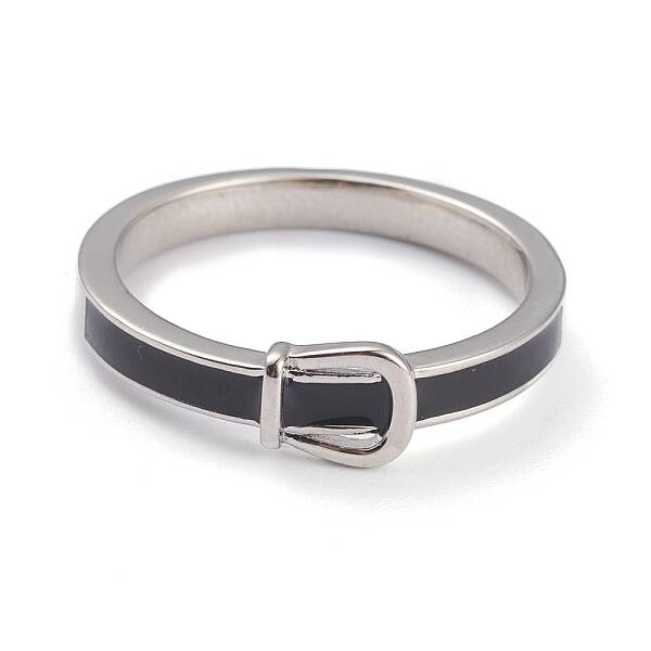 Brass Enamel Finger Rings