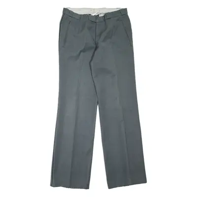 Mens Trousers Grey Regular Straight W29 L31