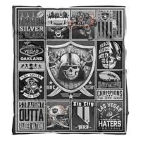 Raider Nation Echo Team Las Vegas Footbal!Blanket Gift for Men Ladies Boys Coveredblanket,60 \