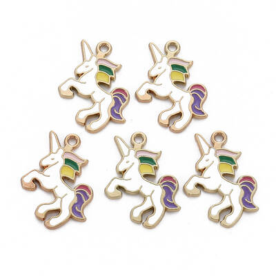 Alloy Enamel Pendants