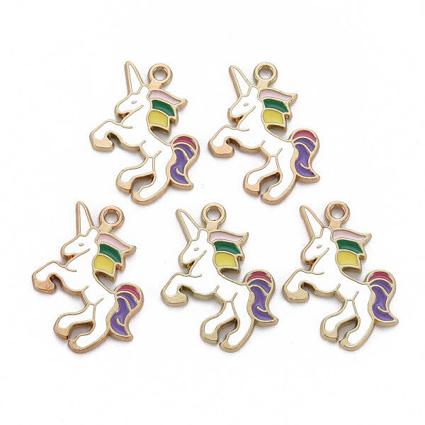 Alloy Enamel Pendants
