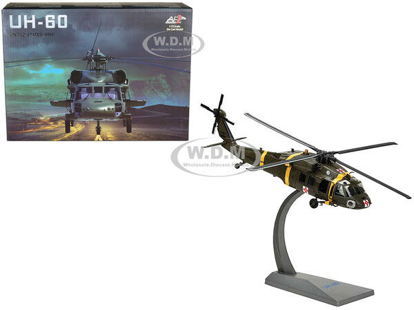 Sikorsky UH-60 Black Hawk Helicopter 377th Medical Co Camp Humphreys South Korea United States Army (2007) 1/72 Diecast Model...