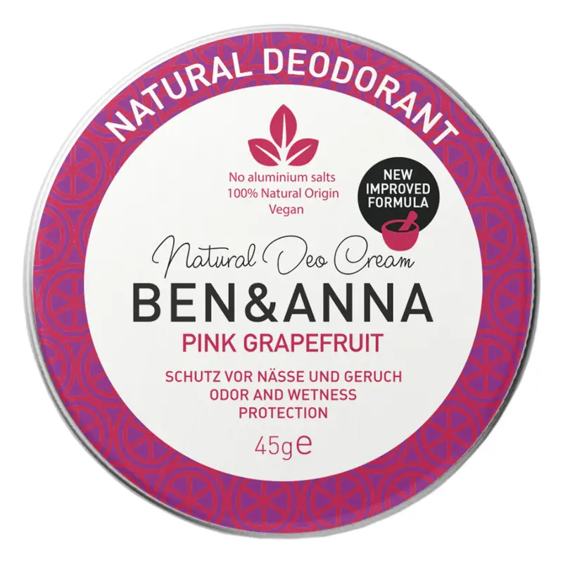 Ben & anna Deo Cream naturale, pink grapefruit (45 g)