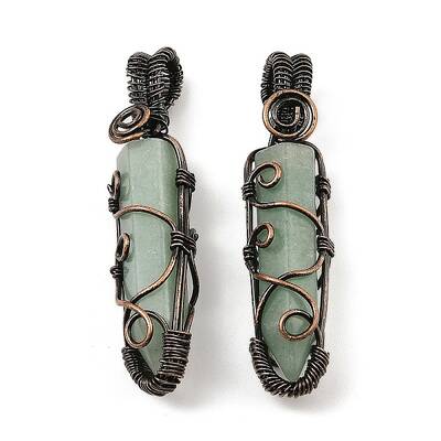 Natural Green Aventurine Pendants