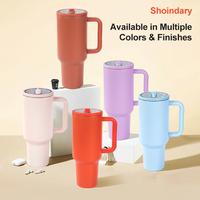 Stainless steel insulated leak proof portable water cup,capacity of 40 ounces, vacuum sealed, leak proof design, with handle ...