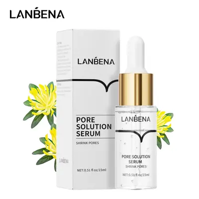 LANBENA Pore Solution Serum - Alcohol-Free Moisturizer with Bellis Perennis & Camellia Sinensis Extracts for Hydrating & Firm...