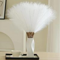 20pcs Gradient Green Silk Pampas Grass Artificial Fake Flowers 18\