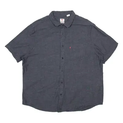 LEVI'S Mens Plain Shirt Grey 2XL
