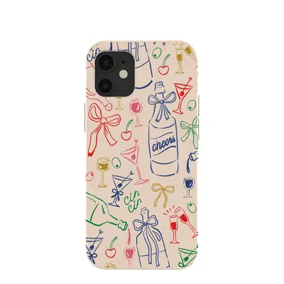 Seashell Midnight Toast iPhone 12 Mini Case