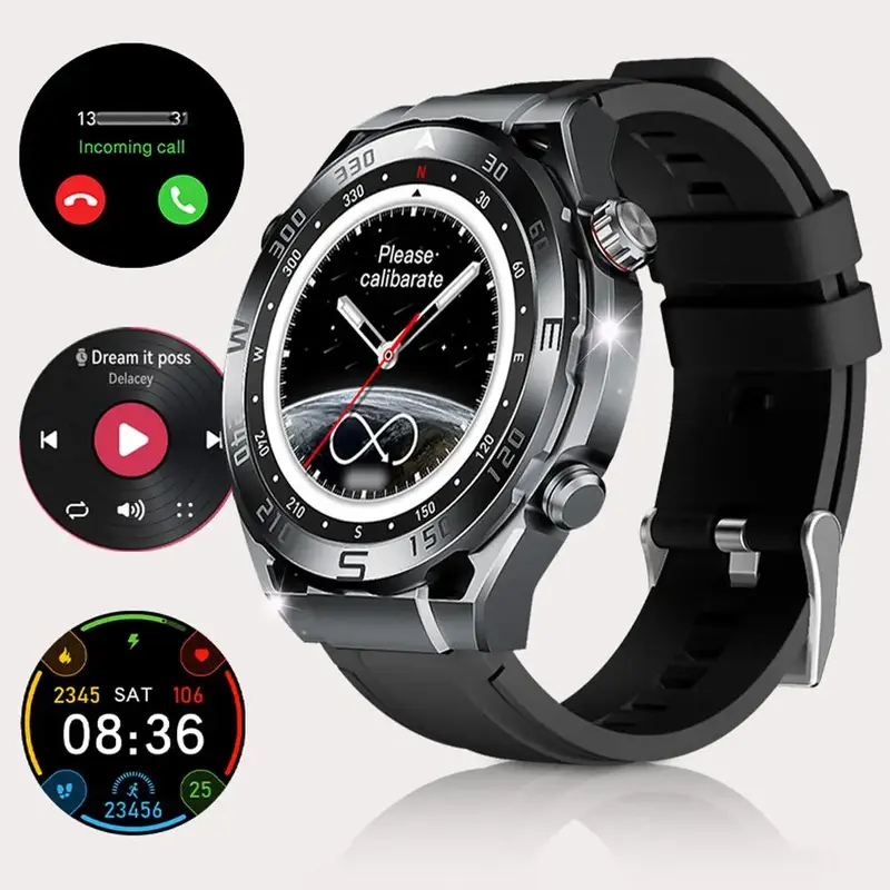 2025 Smart watch, Wireless Calling/Dialing, Message Reminder, 100+ Sport Mode, Call reminder and Rejection,  Various APP remi...