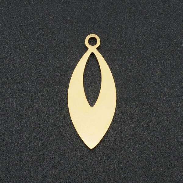 201 Stainless Steel Open Back Bezel Pendants