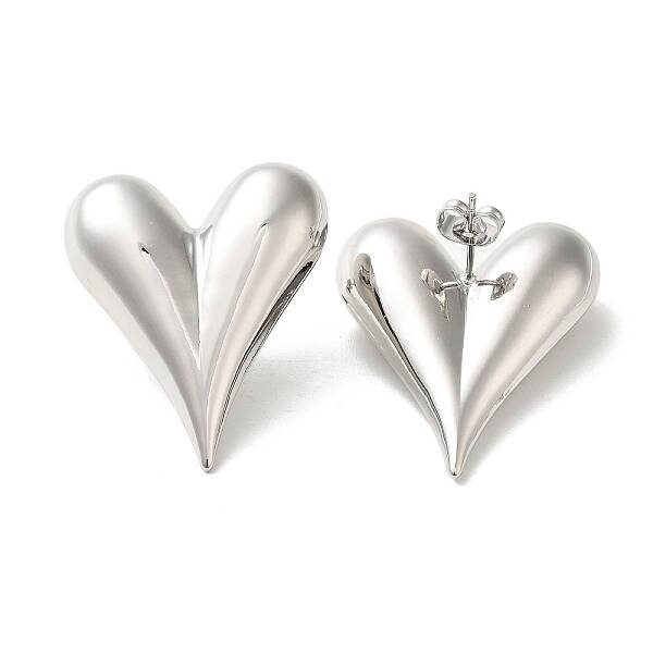Brass Stud Earrings for Women
