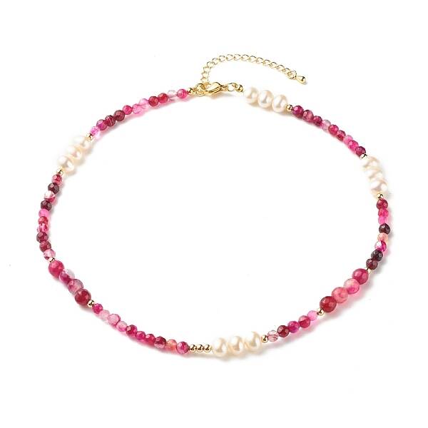 Natural Pearl Beaded Necklace