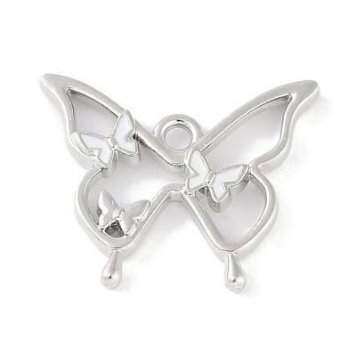Rack Plating Alloy Enamel Pendants